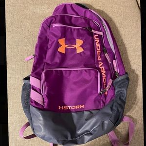 Gently worn under armor back pack used for one school year